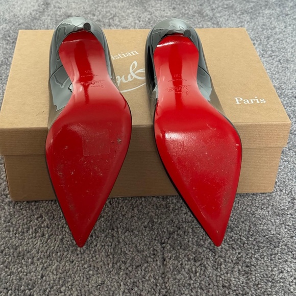 Black Christian Louboutin So Kate 120 Patent Pump - Picture 4 of 4